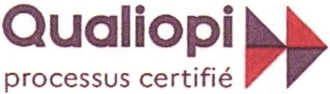 Logo Qualiopi — processus certifié, République française